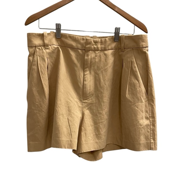 NWT MADEWELL The Harlow Short in Drapey Twill in Desert Dune Size 14 - Picture 2 of 12